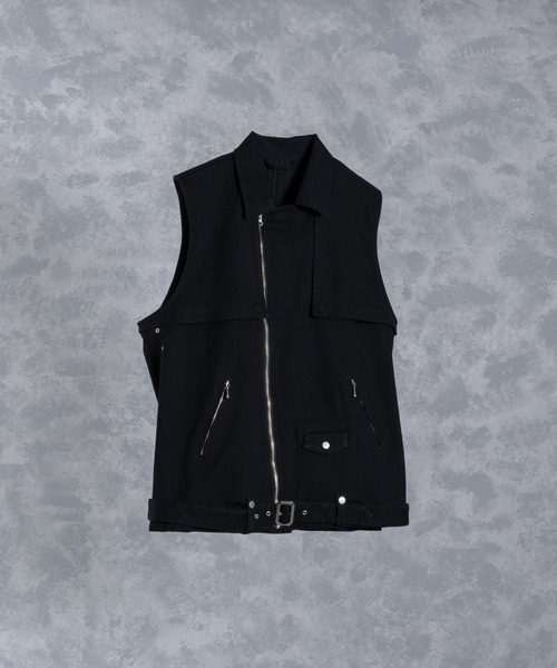 ADRER 「ADRER」 ベスト MEDIUM ブラック メンズ : ZOZOTOWN