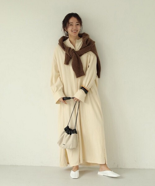 【ja】todayfulブラック ロングワンピース 36 TODAYFUL 「TODAYFUL」 長袖ワンピース 36inch ブラック