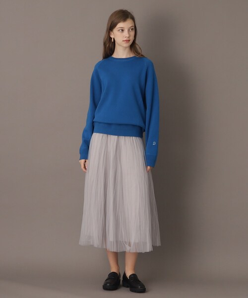 「DRESSTERIOR」 長袖ニット 38 ライトグレー レディース_画像8