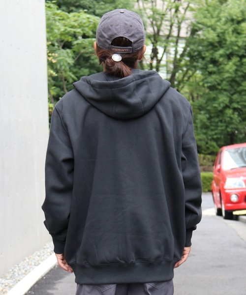 パーカー carhartt/カーハート 裏起毛 ミッドウェイト フルジップパーカー フーディー プルオーバー メンズ レディース