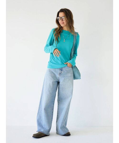 ＼期間限定10%OFF／予約商品/Ungrid アングリッド ハイツイストシアーロングスリーブTee 112552722601 9月末〜10月末入荷予定 ネコポス送料無料 返品不可 Ungrid tシャツ ハイツイストシアーロングスリーブTee