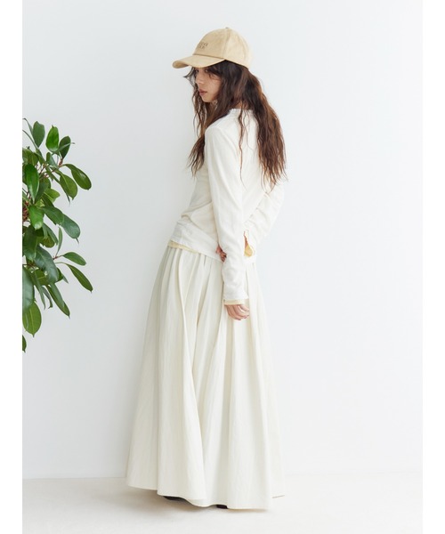 ＼期間限定10%OFF／予約商品/Ungrid アングリッド ハイツイストシアーロングスリーブTee 112552722601 9月末〜10月末入荷予定 ネコポス送料無料 返品不可 Ungrid tシャツ ハイツイストシアーロングスリーブTee