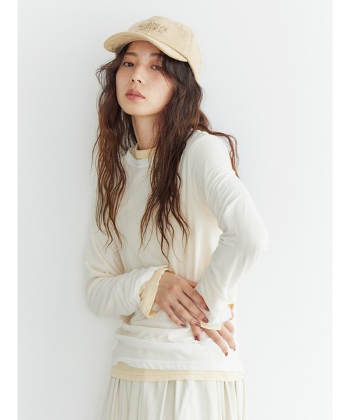 ＼期間限定10%OFF／予約商品/Ungrid アングリッド ハイツイストシアーロングスリーブTee 112552722601 9月末〜10月末入荷予定 ネコポス送料無料 返品不可 期間限定10%OFF】【予約商品】Ungrid アングリッド ハイツイスト