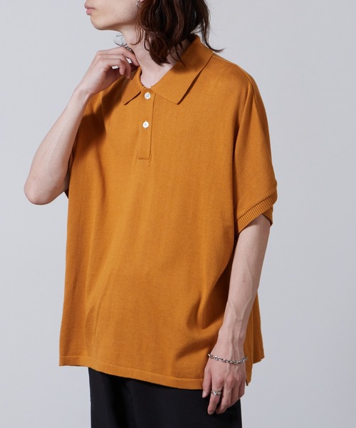 superNova.（スーパーノヴァ） ポロシャツ 半袖 Dolman knit polo