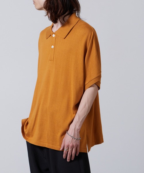 ポロシャツ superNova./スーパーノヴァ Dolman knit polo ポロニット メンズ レディース_10