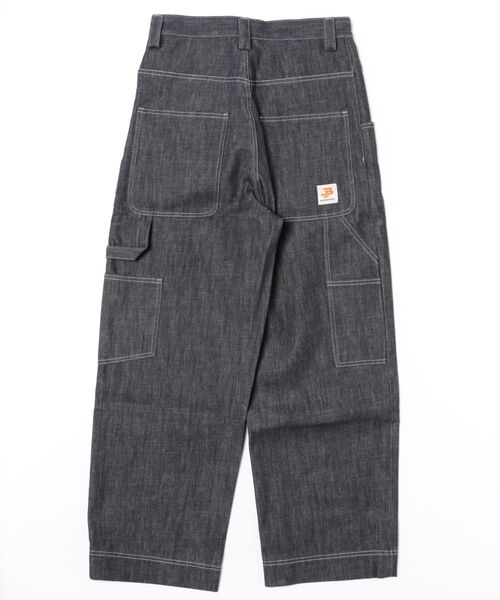 MASONPRINCE ワイドパンツ ジーンズ ルーズフィット インディゴ バギー