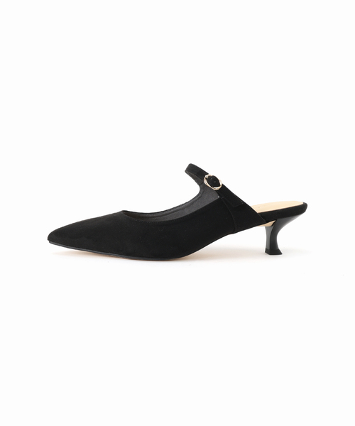 LE TALON パンプス 4.5cmポインテッドストラップミュール