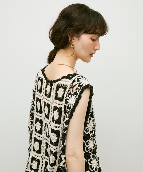 週末セール【美品】Plage クロシェ ジレ crochet gilet ベスト plage ベスト crochet gilet レディース : ZOZOTOWN Yahoo!店