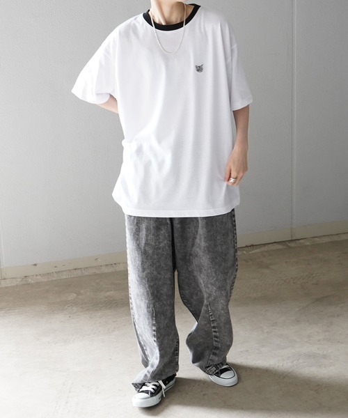 「ILL'S」 半袖Tシャツ L グリーン系その他2 メンズ