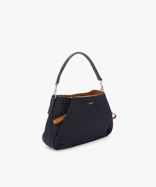 【美品】agnes b. 　ナイロンショルダーバッグ　ネイビー アニエスベー agnes b. ナイロンショルダーバッグ ショルダー