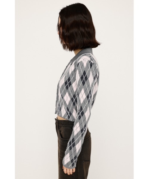 SLY ポロシャツ ポロ 「2025AW」ARGYLE CHECK HG POLO SH