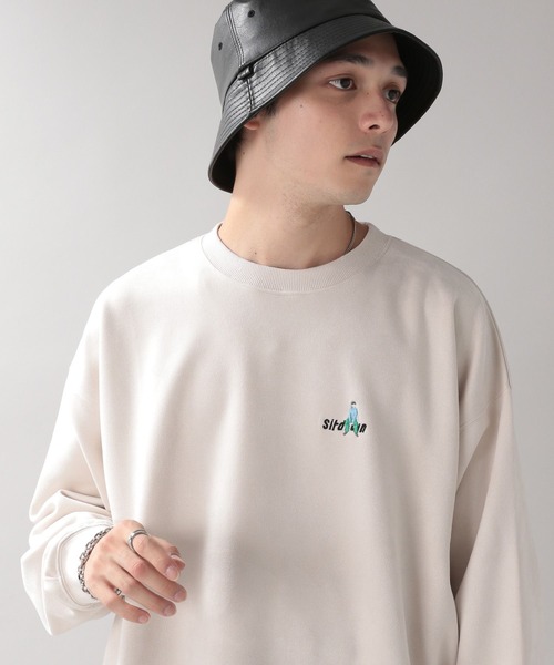 「RAGEBLUE」 長袖Tシャツ LARGE ライトグリーン メンズ