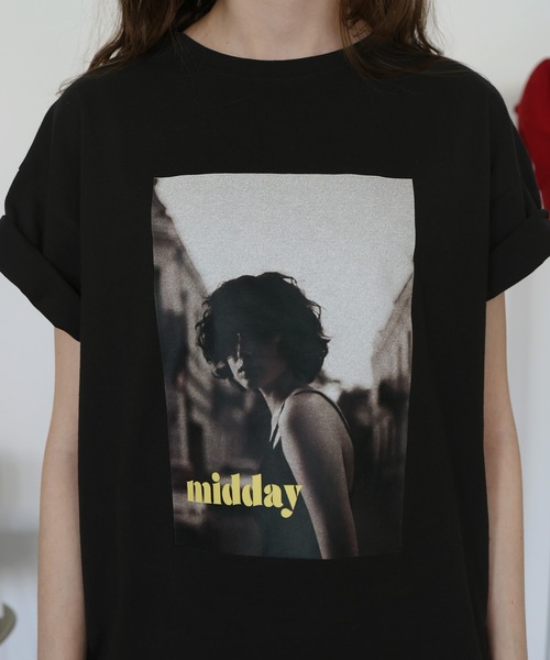 「Mili affinity」 半袖Tシャツ FREE オフホワイト レディース_画像7