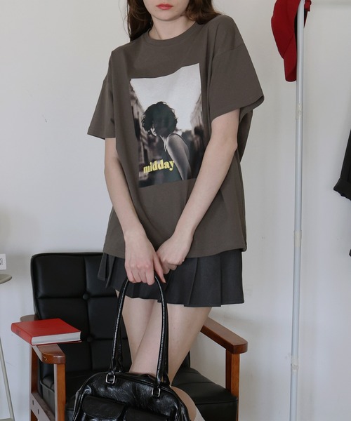 「Mili affinity」 半袖Tシャツ FREE オフホワイト レディース_画像8