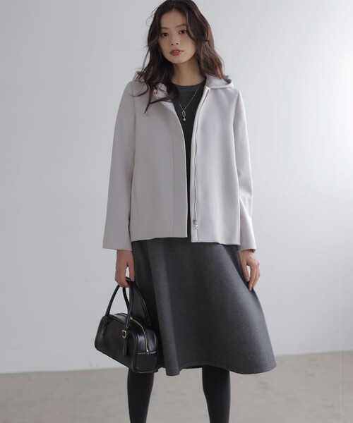 組曲（KUMIKYOKU） ワンピース シックフレアニットワンピース