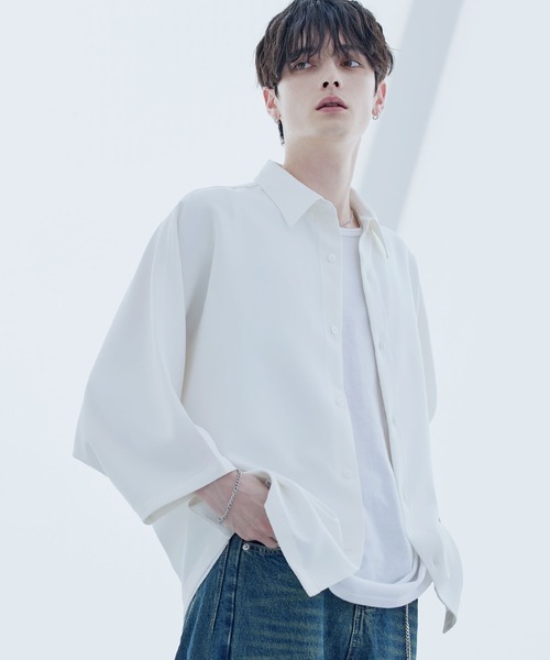 「ASTRONOMY」 半袖シャツ M グレー メンズ_画像3