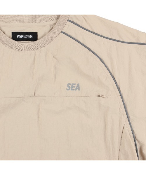 WIND AND SEA（ウィンダンシー） tシャツ Reflective Piping Track S/S