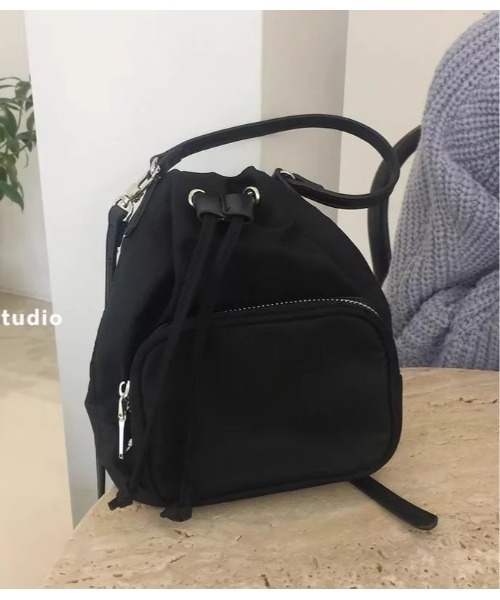 バケットバッグ　巾着バッグ バケットバッグ 巾着 2WAY ショルダーバッグ | 株式会社 三竹産業