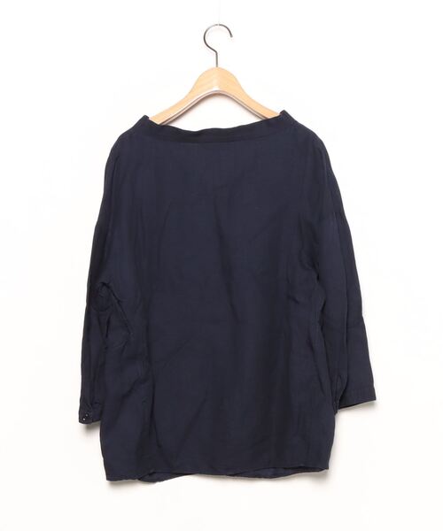 「COOMB」 7分袖ブラウス 38 ネイビー レディース_画像2