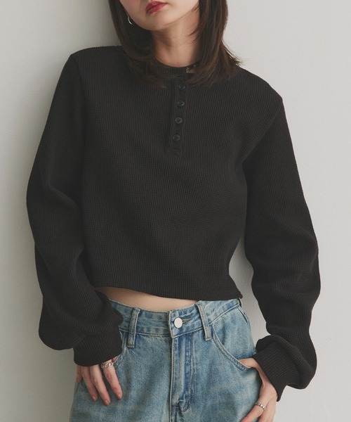 ad thie（アドティエ） ヘンリーネック tシャツ ヘンリーネック