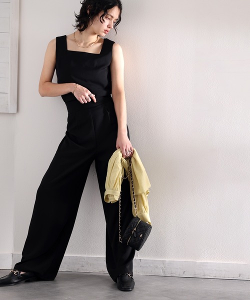 「RIRIYANO」 セットアップ MEDIUM ブラック レディース_画像4