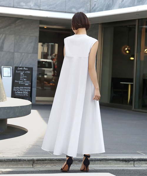 「ELFRANK」 ノースリーブワンピース FREE ブラック レディース_画像7