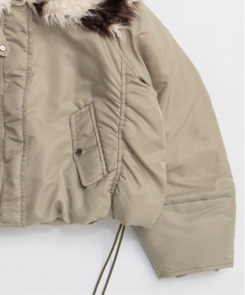 MAISON SPECIAL（メゾンスペシャル） ブルゾン アウター Fur Collar