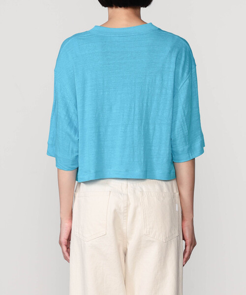 「UNFIL」 半袖Tシャツ 1 ベージュ レディース_画像8