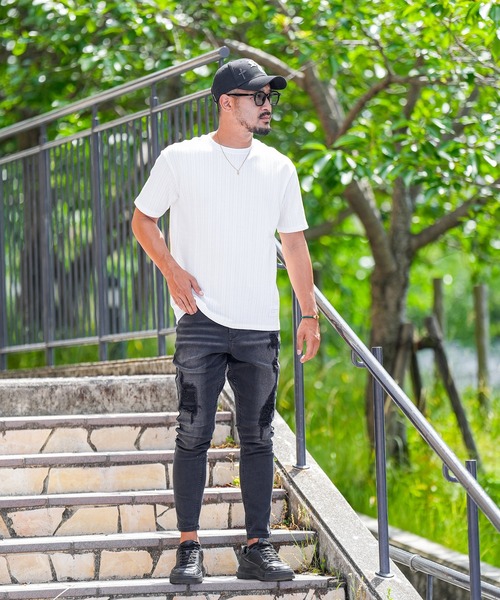 「adamsJUGGLER」 半袖Tシャツ L ホワイト メンズ_画像5