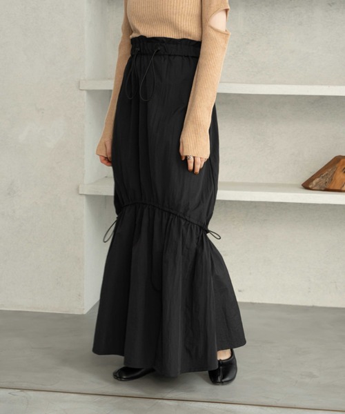 hinari（ヒナリ） ロングスカート FREE ブラック レディース