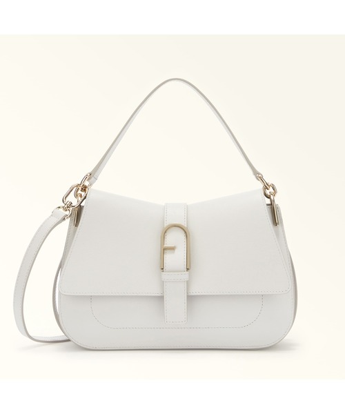 【新品未使用】 FURLA フルラ ハンドバッグ ホワイト ショルダーバッグ フルラホワイトレザー ショルダーバッグ