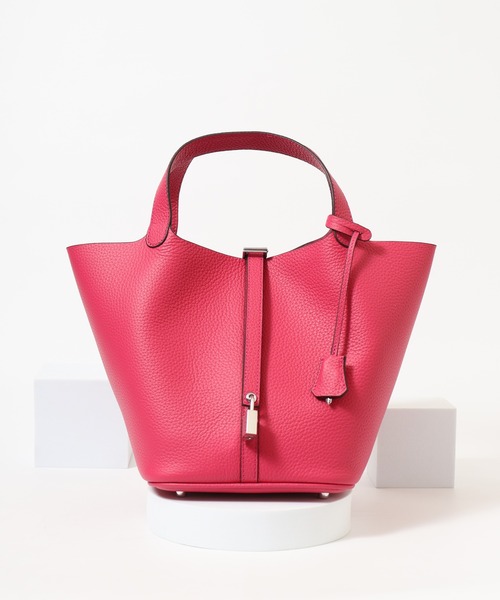 キュリオハブ FUNALIVE（ファンアライブ） ハンドバッグ 本革 キューブバッグ M