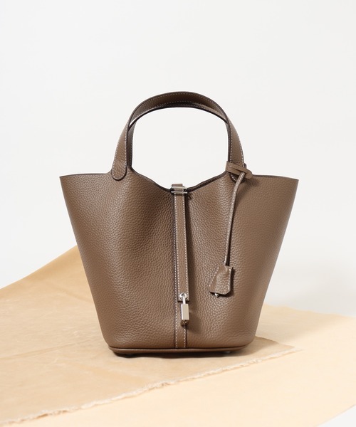 FUNALIVE（ファンアライブ） ハンドバッグ 本革 キューブバッグ M