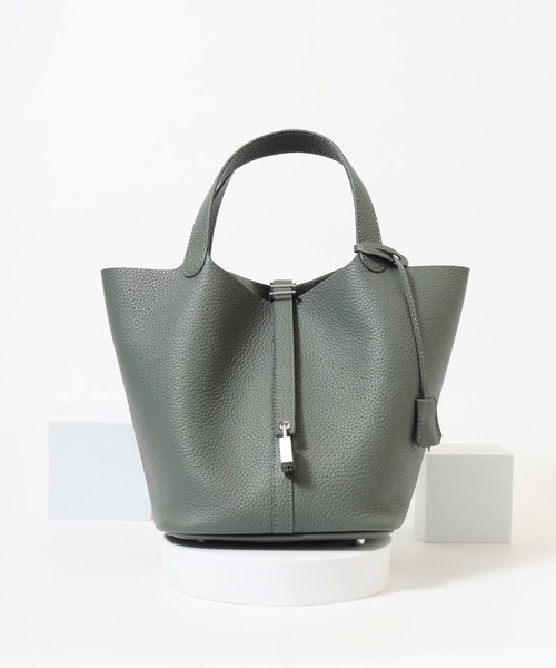 FUNALIVE（ファンアライブ） ハンドバッグ 本革 キューブバッグ M