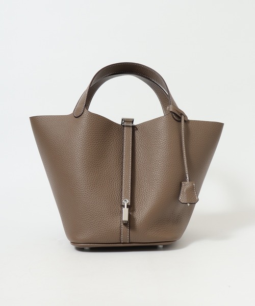 バッグ Afilwb FUNALIVE（ファンアライブ） ハンドバッグ 本革 キューブバッグ M