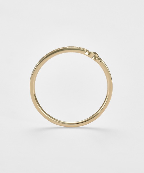 agete（アガット） 指輪 リング K10ダイヤモンドリング（0.04ct