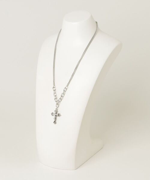 ネックレス ダブルクロスネックレス ツイストチェーン 2色 [n074] | スタイルで