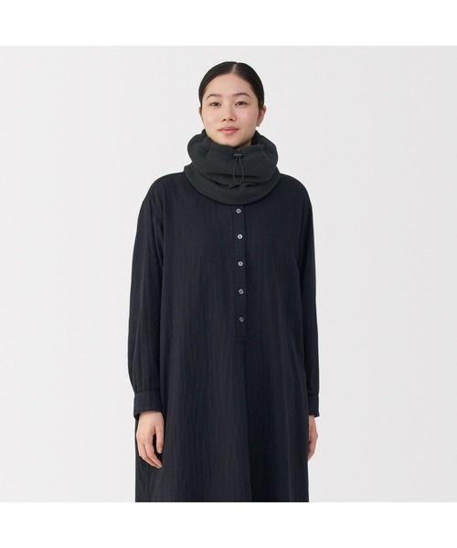 無印良品（MUJI） ネックウォーマー スヌード 再生ポリエステル 内ボア