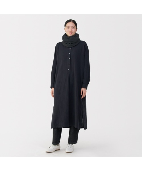 無印良品（MUJI） ネックウォーマー スヌード 再生ポリエステル 内ボア