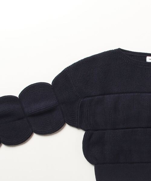 「EMMEL REFINES」 長袖ニット FREE オフホワイト レディース_画像2