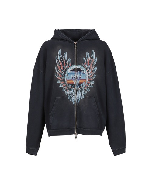 JUN/NAKAYAMA（ジュンナカヤマ） パーカー FEATHER ZIP HOODIE メンズ