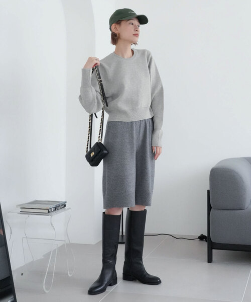 「SLOBE citron.」 長袖ニット FREE ピンク レディース_画像3