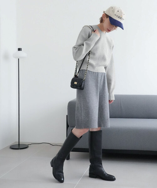 「SLOBE citron.」 長袖ニット FREE ピンク レディース_画像6