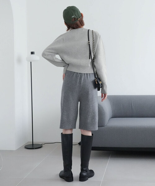 「SLOBE citron.」 長袖ニット FREE ピンク レディース_画像7