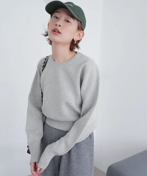 「SLOBE citron.」 長袖ニット FREE ピンク レディース_画像9