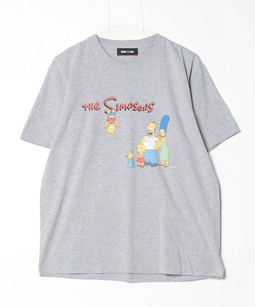 ケンタッキー　ウィンダンシー コラボロングスリーブ Tシャツグレー WIND AND SEA（ウィンダンシー） 半袖Tシャツ「THE SIMPSONSコラボ」 M
