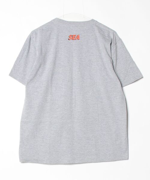 WIND AND SEA SEAロゴ Tシャツ グレー ウィンダンシー M WIND AND SEA（ウィンダンシー） 半袖Tシャツ「THE SIMPSONSコラボ」 M