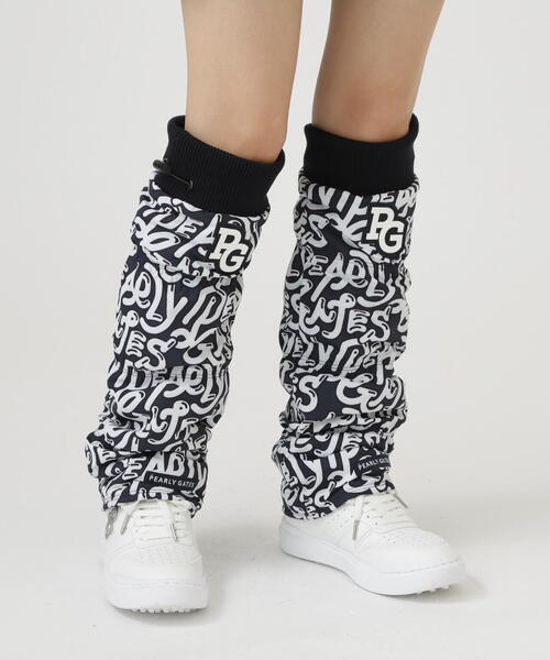 PEARLY GATES（パーリーゲイツ） ぷにぷにロゴ柄レッグウォーマー