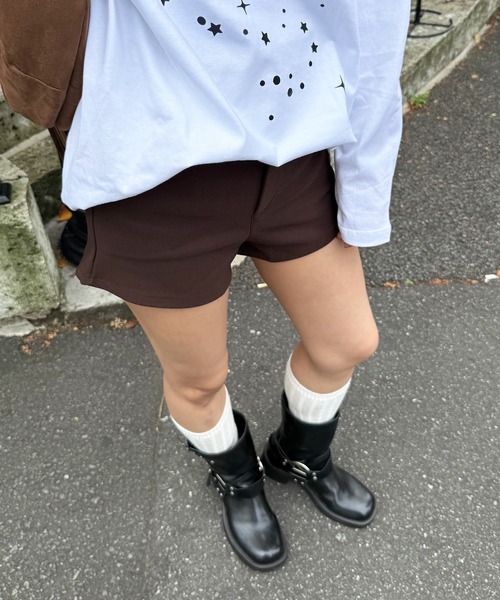 Y2K ギミック ショートパンツ Girlstyle ピチティの二点 Y2K ギミック ショートパンツ Girlstyle ピチティの二点 Y2K ギミック