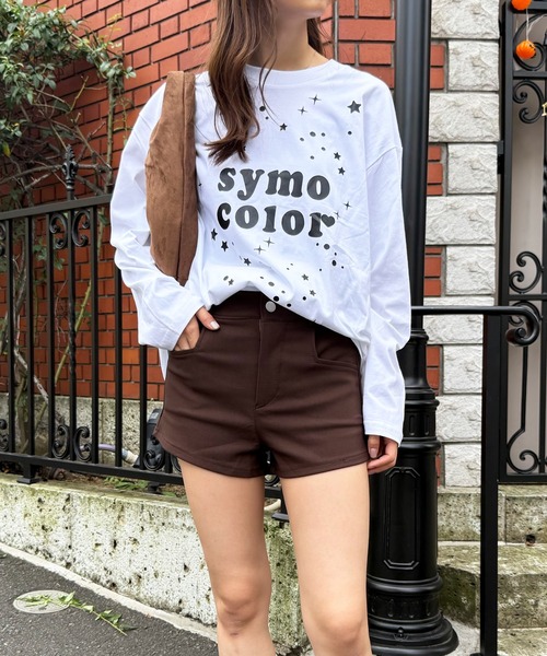 Chiina パンツ Chiina /Y2Kスリムフィットショートパンツ レディース